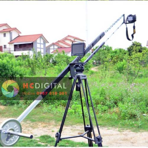 Cẩu Boom Quay Phim Xếp Gọn Dài 2,7 Mét Đầu Pan Tilt