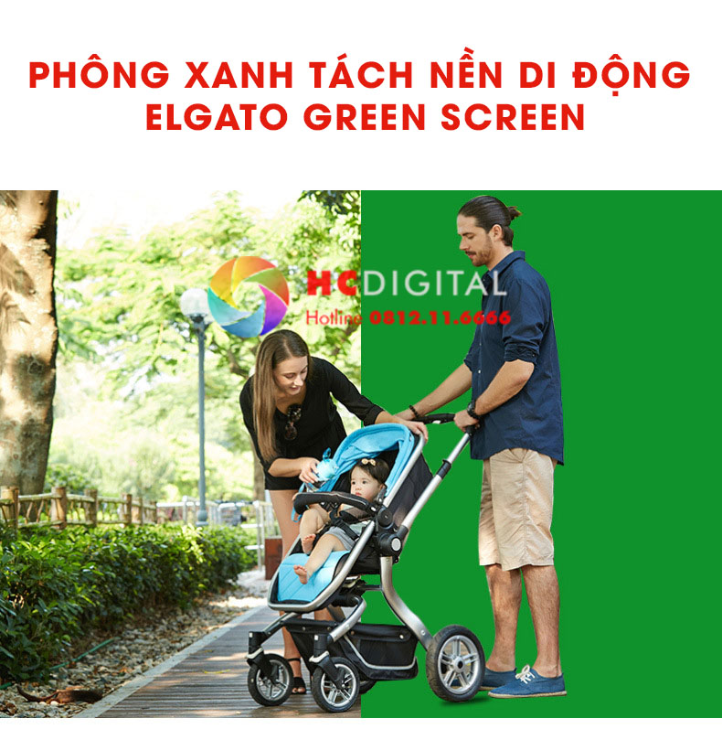 Phông Xanh Tách Nền Di Động Elgato Green Screen Chuyên Nghiệp