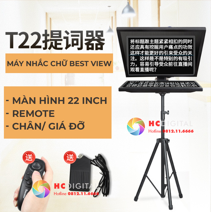 Máy Nhắc Chữ MC Best View T22