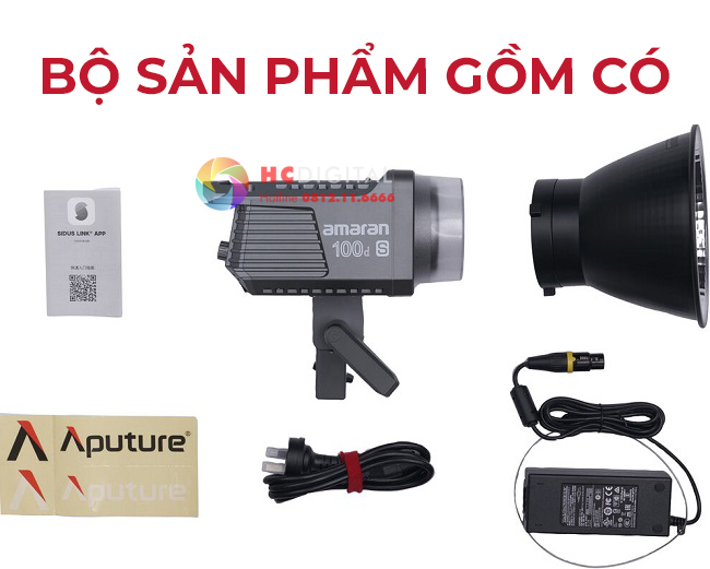 Đèn Led Aputure Amaran 100d S | Hàng Chính Hãng