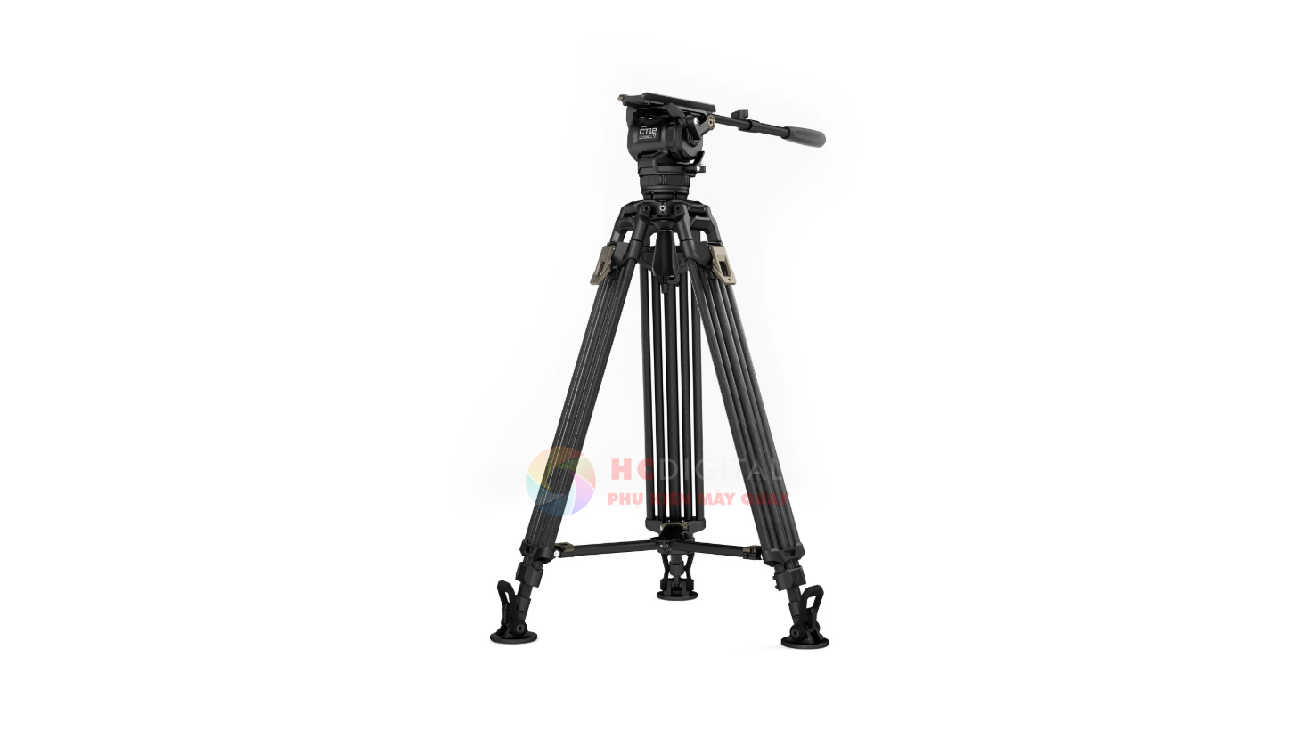 Chân Máy Quay Carbon Fiber Tilta CT12 75mm Cine Fluid Head 12 Kg Chính Hãng