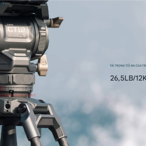 Chân Máy Quay Carbon Fiber Tilta CT12 75mm Cine Fluid Head 12 Kg Chính Hãng