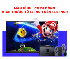 Màn Hình LCD Di Động Kích Thước Từ 14 inch Đến 15,6 inch Độ Phân Giải Cao, Kích Thước Nhỏ Gọn
